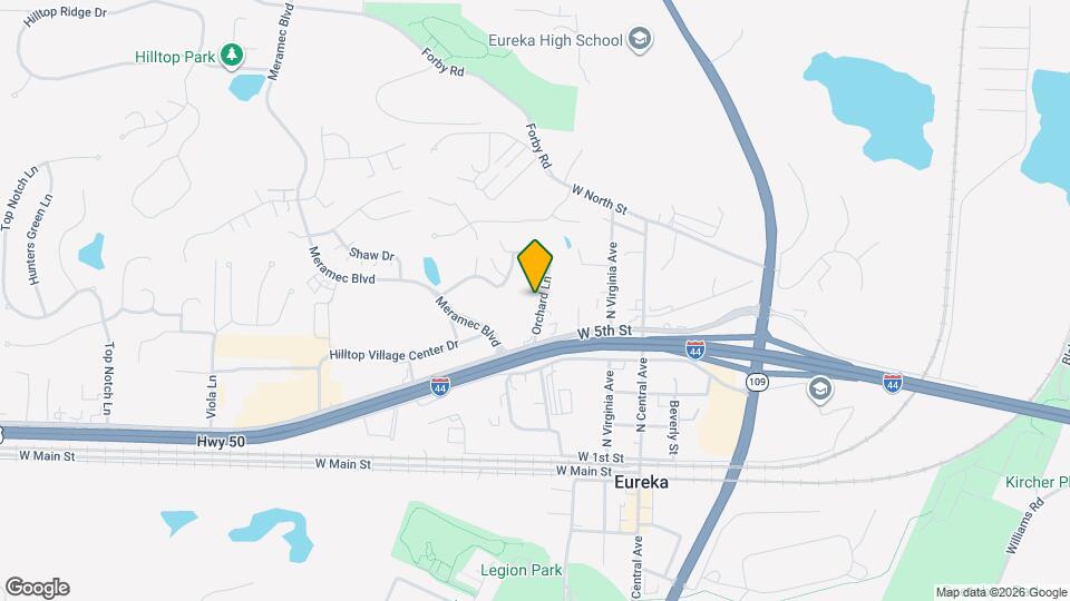 536 Orchard Ln, Unit Duplex Apartment Map and Location Details