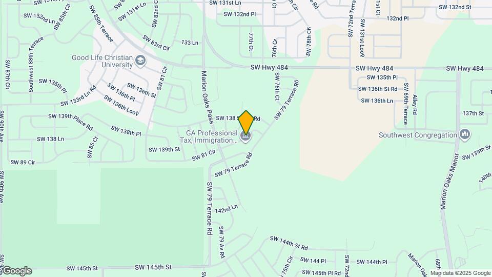 7798 SW 139th St Rd Map and Location Details