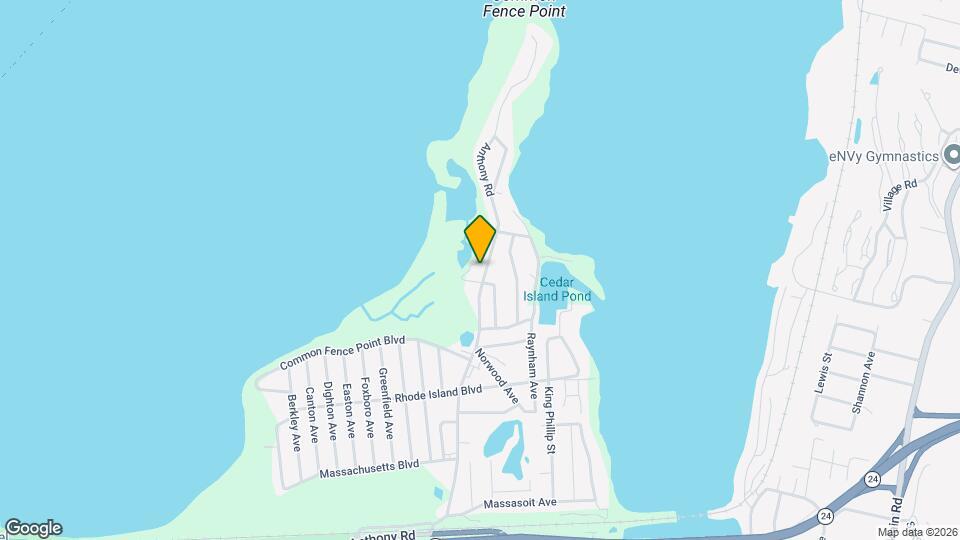 1042 Anthony Rd Map and Location Details