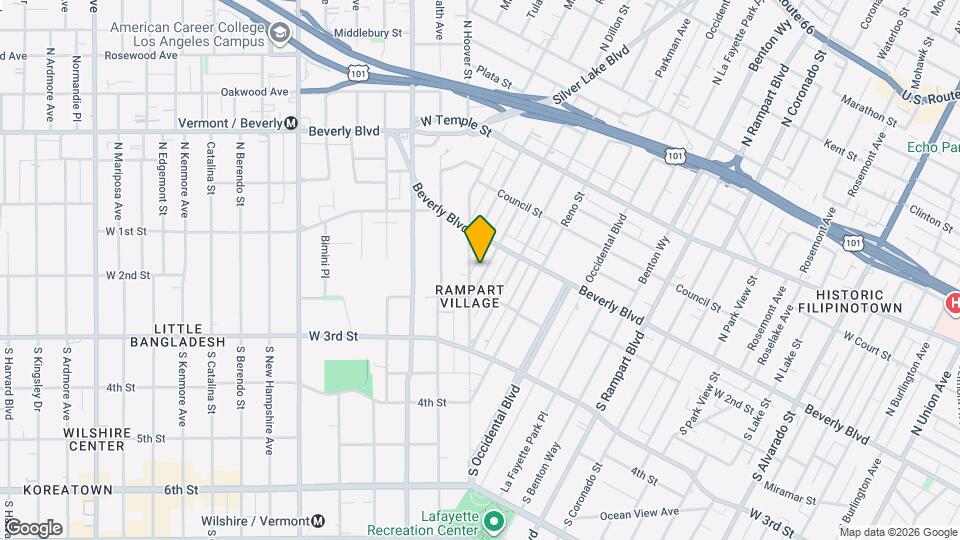 135 S Dillon St Map and Location Details