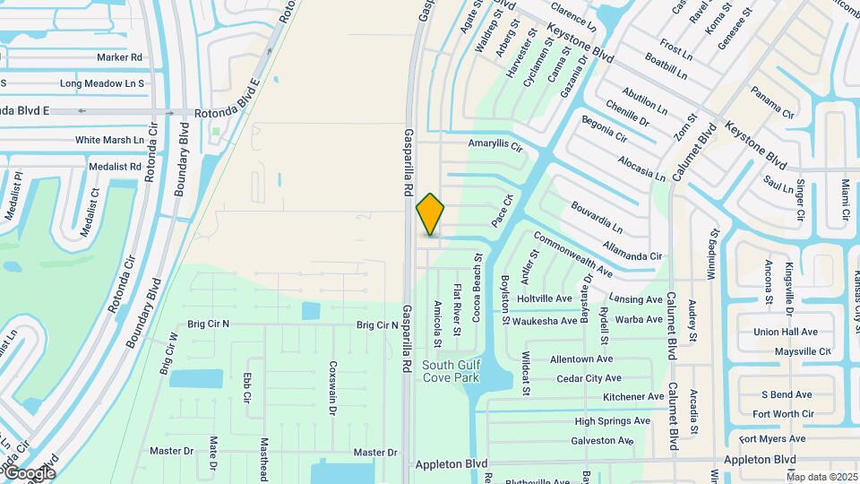 10016 Cocoa Beach St Map and Location Details