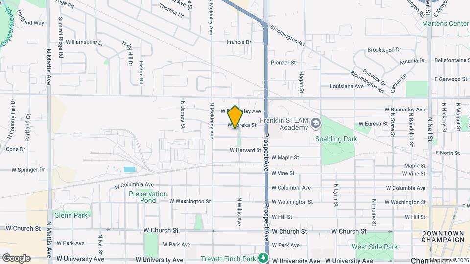 903 N Willis Ave Map and Location Details
