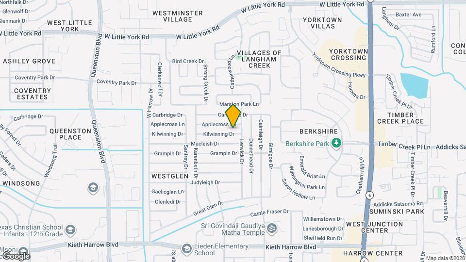 16814 Kilwinning Dr Map and Location Details