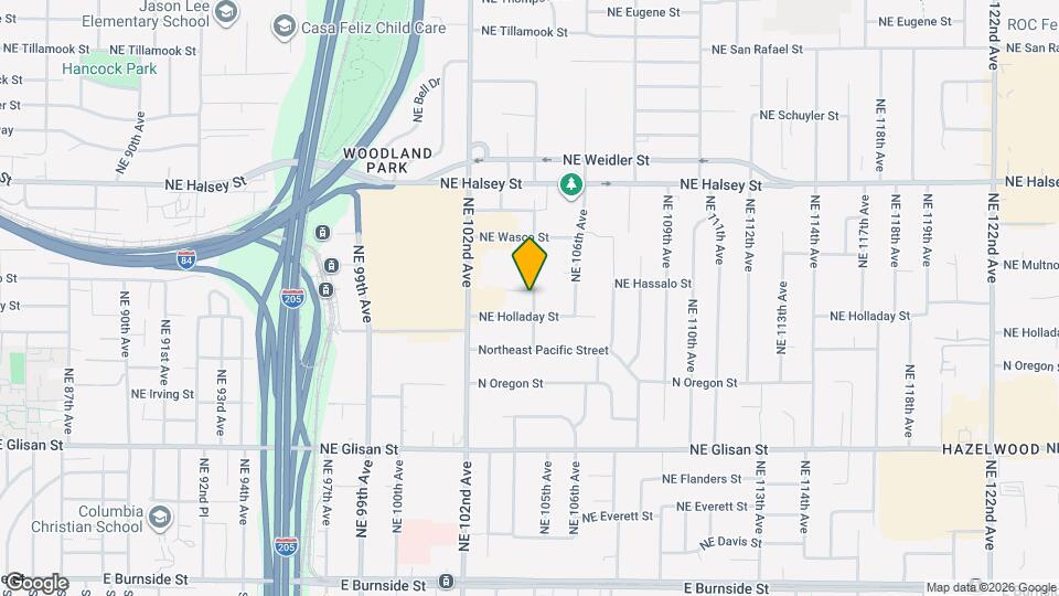 1037 NE 104th Ave Map and Location Details