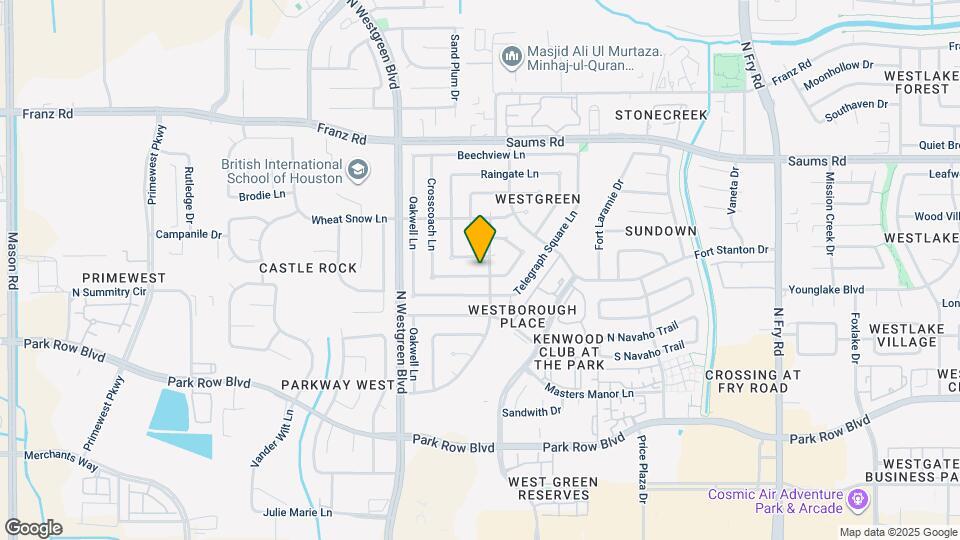 20206 Apache Gardens Ln Map and Location Details