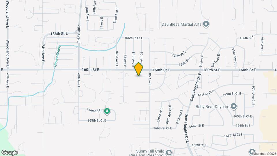 8416 160th St Ct E Map and Location Details