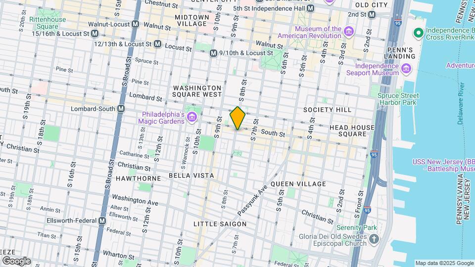 613 S 8th St Map and Location Details