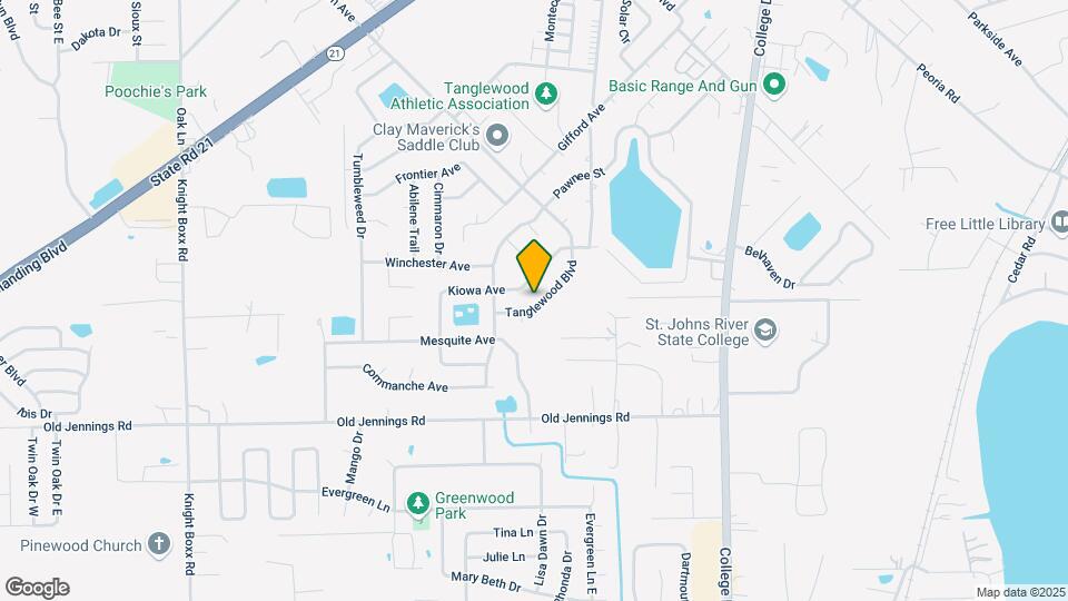 2835 Tanglewood Blvd Map and Location Details