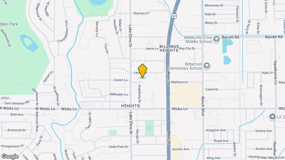 1731 Augsburg Dr, Unit Upstairs Map and Location Details