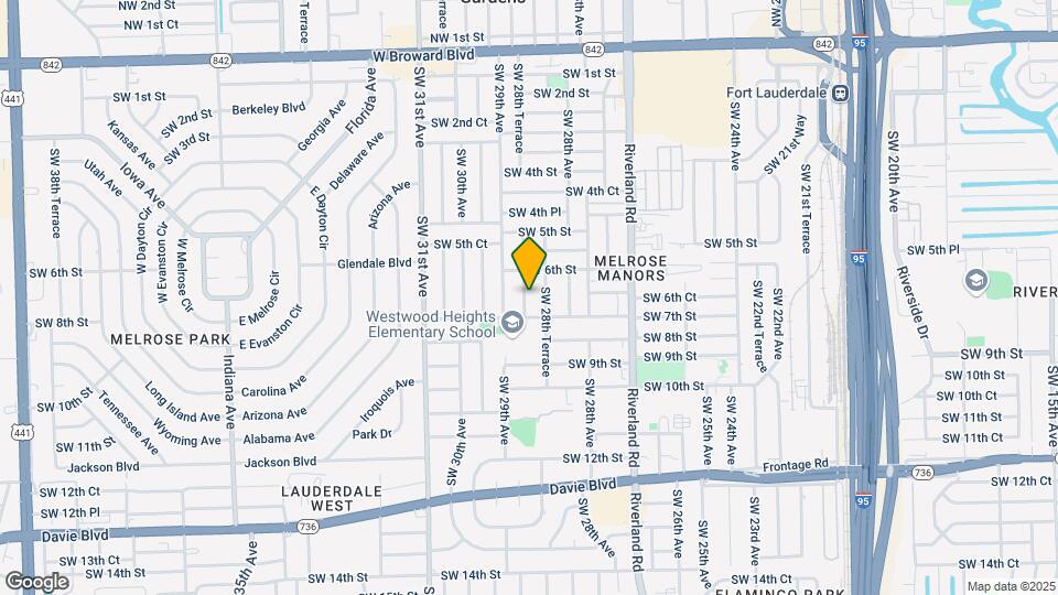 640 SW 28th Dr Map and Location Details