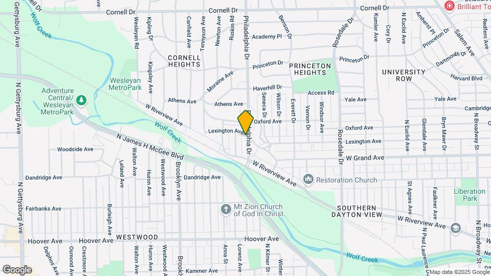 1045 Philadelphia Dr Map and Location Details