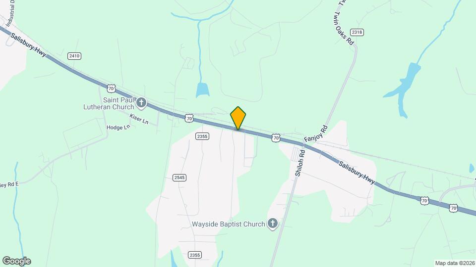 2072 Salisbury Hwy Map and Location Details