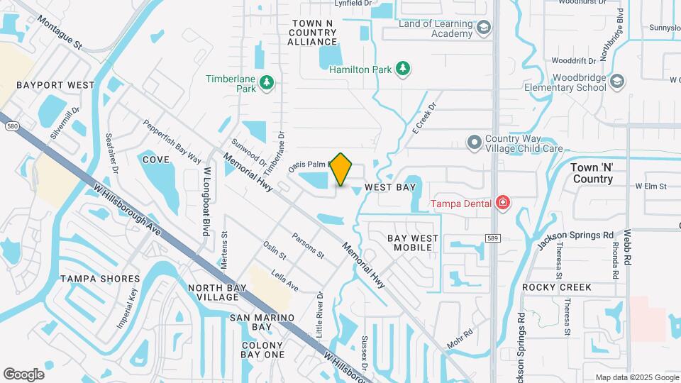 10028 Oasis Palm Dr Map and Location Details