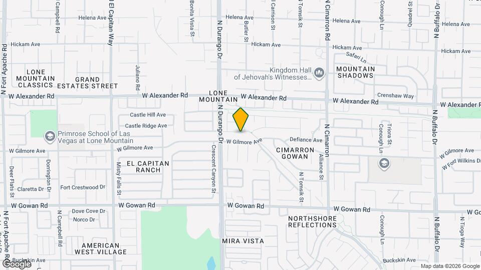 8413 Lost Gold Ave Map and Location Details