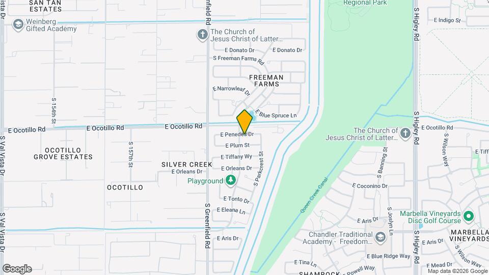 2543 E Penedes Dr Map and Location Details