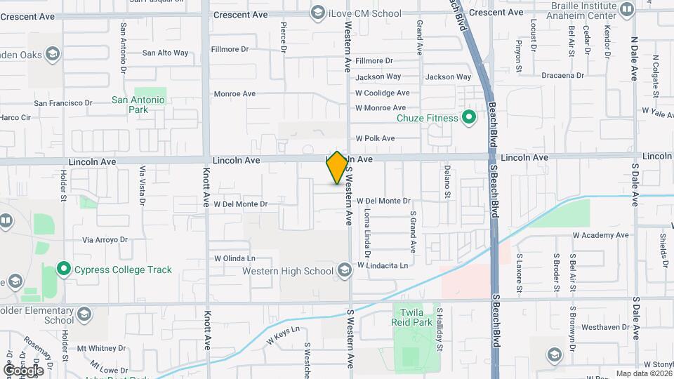3212 W Cabot Dr Map and Location Details