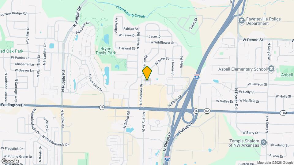 3235 W Montrail Pl Map and Location Details