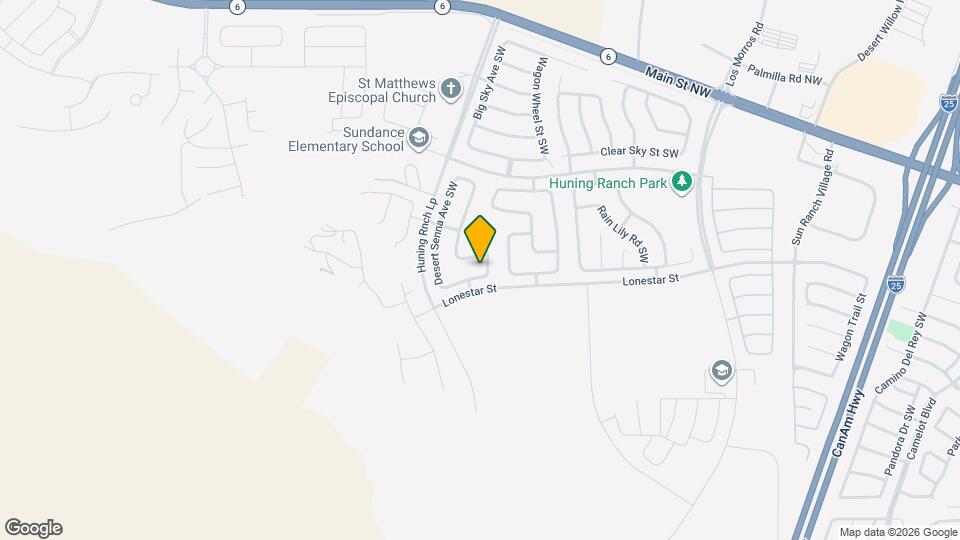 3320 Prairie Sage St SW Map and Location Details