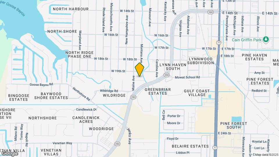 1104 W 19th Ct Map and Location Details