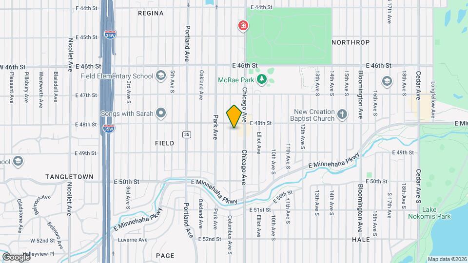 4815-4817 Columbus Ave S Map and Location Details