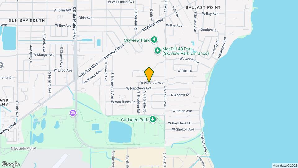 3202 W Hartnett Ave Map and Location Details