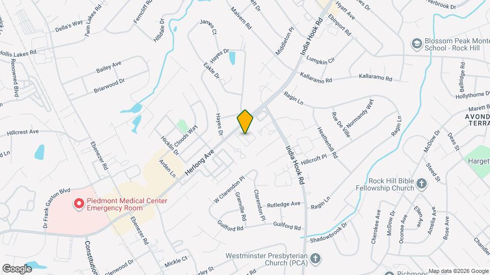 716 Herlong Ave Map and Location Details