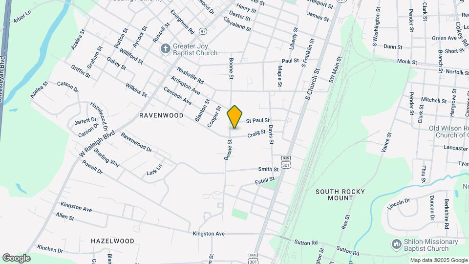 1547 Boone St Map and Location Details