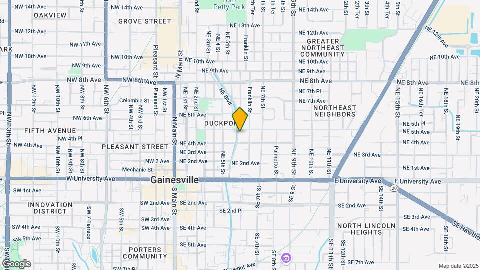 421 NE Blvd Map and Location Details