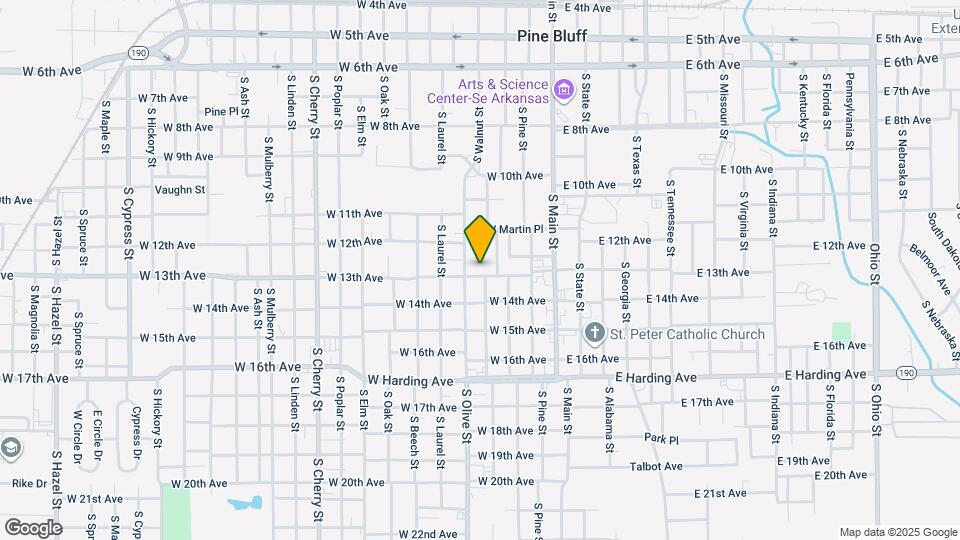 411 W 13th Ave Map and Location Details