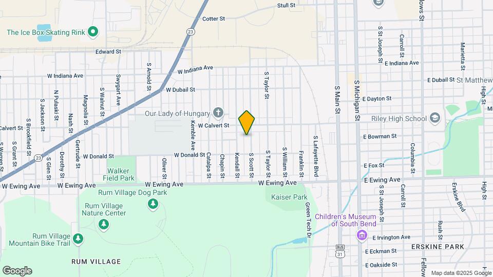 1927 S Scott St Map and Location Details