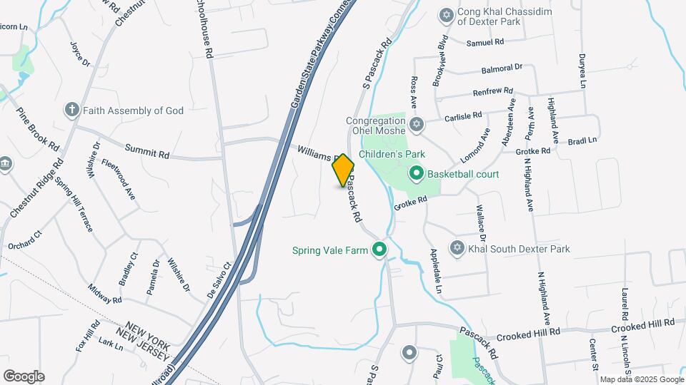 551 S Pascack Rd Map and Location Details