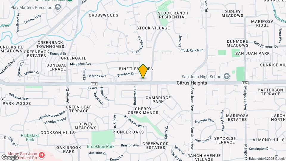 7047 Greenback Ln Map and Location Details