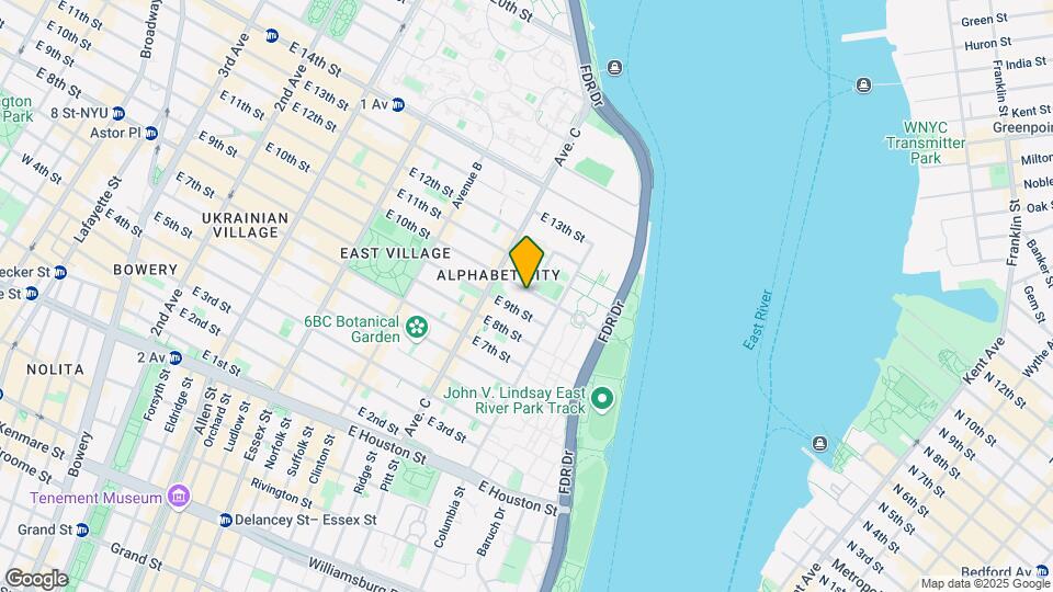 424 East 10th Street Mapa y Detalles de la Ubicación