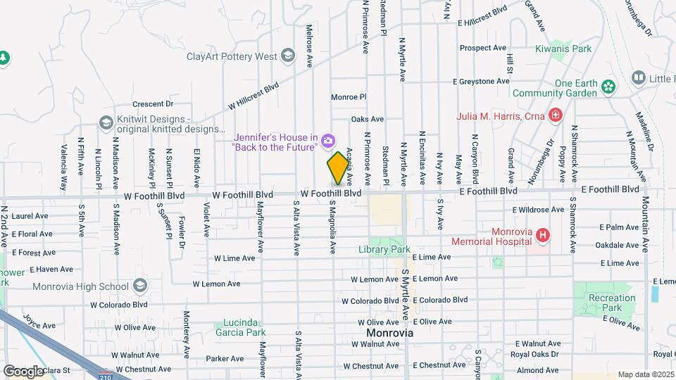 247 W Foothill Blvd Map and Location Details