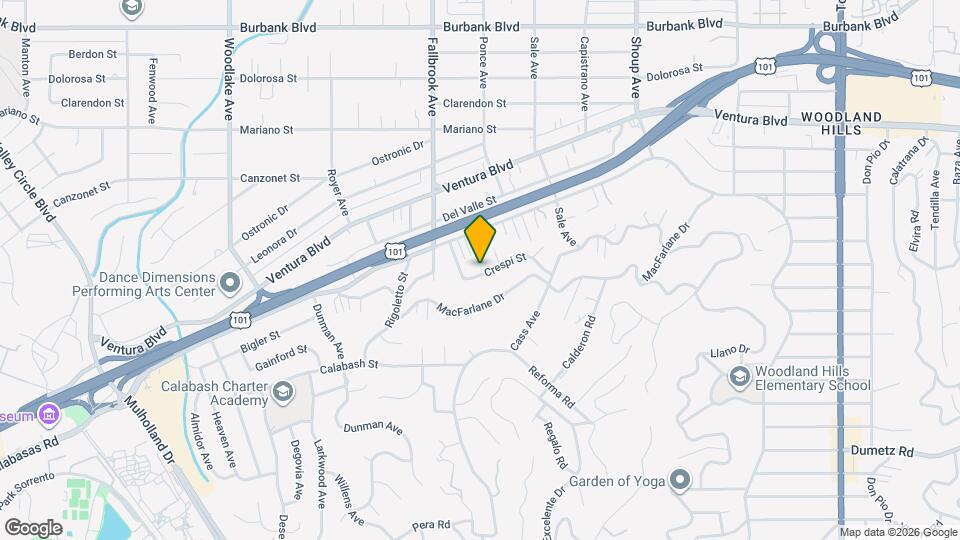 22705 Crespi St Map and Location Details