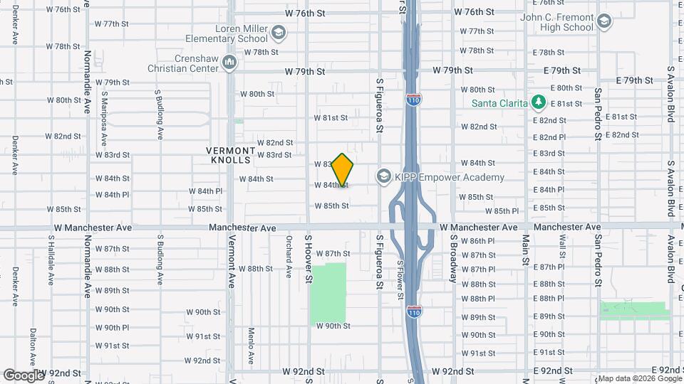 628 W 84th St Mapa y Detalles de la Ubicación