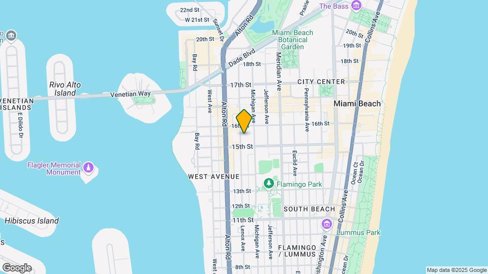 1535 Lenox Ave Map and Location Details