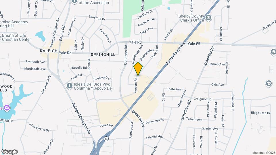 3370 Powers Rd Map and Location Details