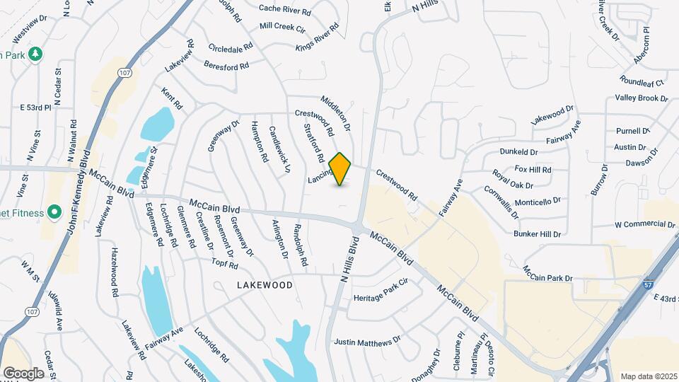 The Lakewood House Apartments Mapa y Detalles de la Ubicación