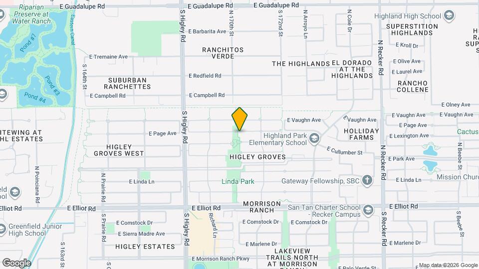 3423 E Page Ave Mapa y Detalles de la Ubicación