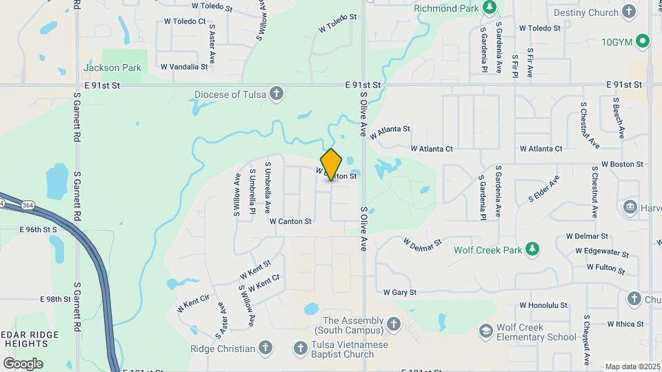 3012 S Redwood Ave Map and Location Details
