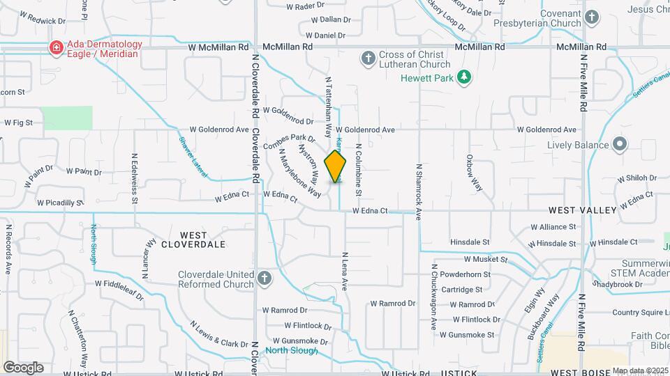 4148 N Tattenham Way Map and Location Details