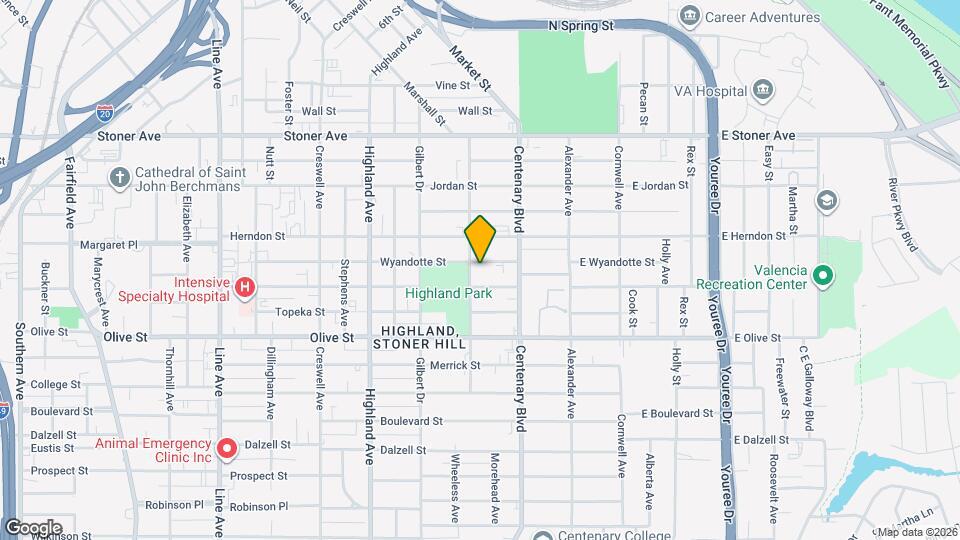 1701 Coty St Map and Location Details