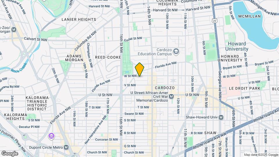1440 W St NW Map and Location Details