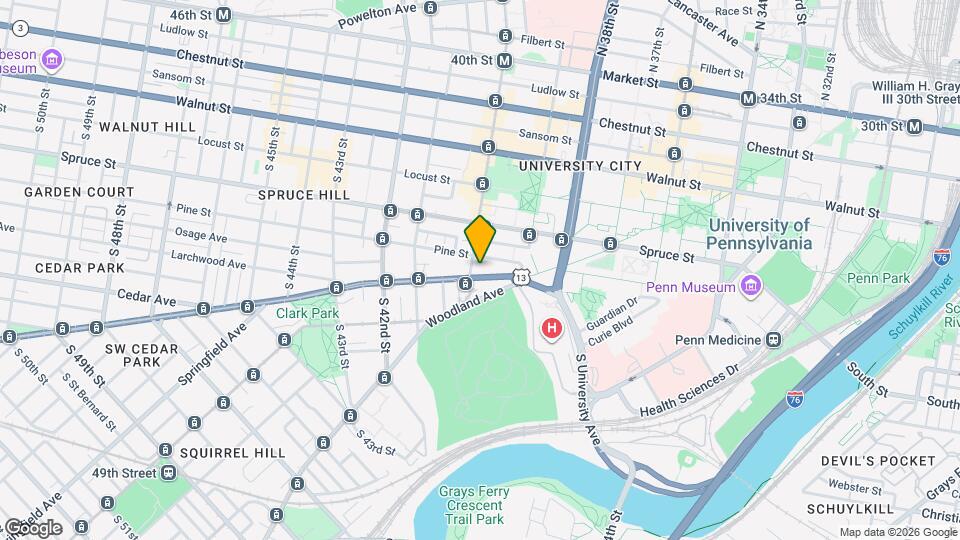 3961 Baltimore Ave Map and Location Details