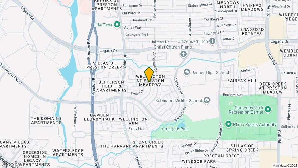 4633 Baldwin Ln Map and Location Details