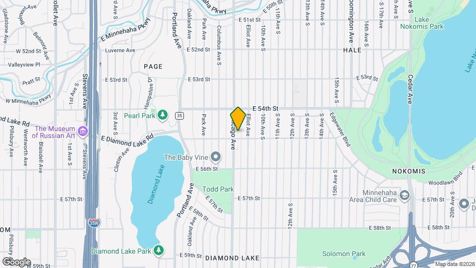 5445 Chicago Ave Mapa y Detalles de la Ubicación