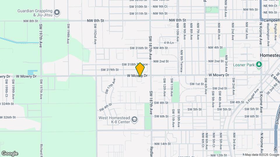 58 SW 14th Terrace Map and Location Details