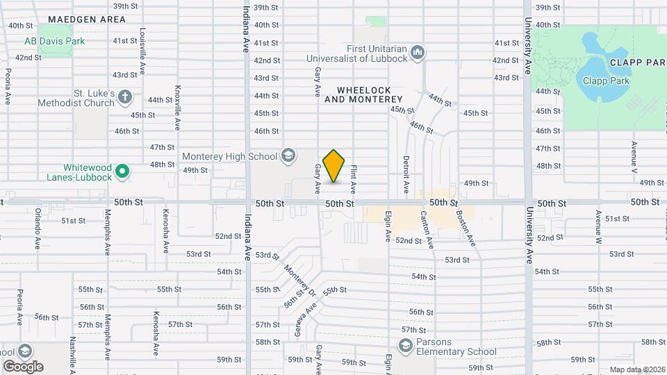 3109 49th St Mapa y Detalles de la Ubicación
