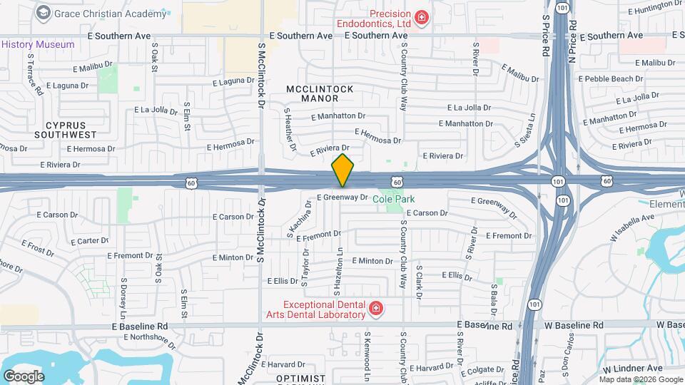 1904 E Greenway Dr Mapa y Detalles de la Ubicación